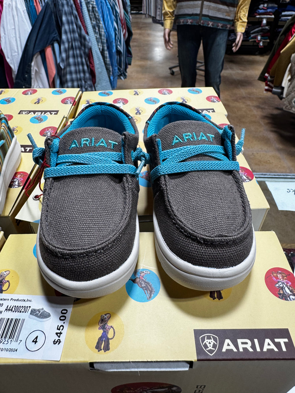 Ariat Toddler Charcoal Hilo Shoes