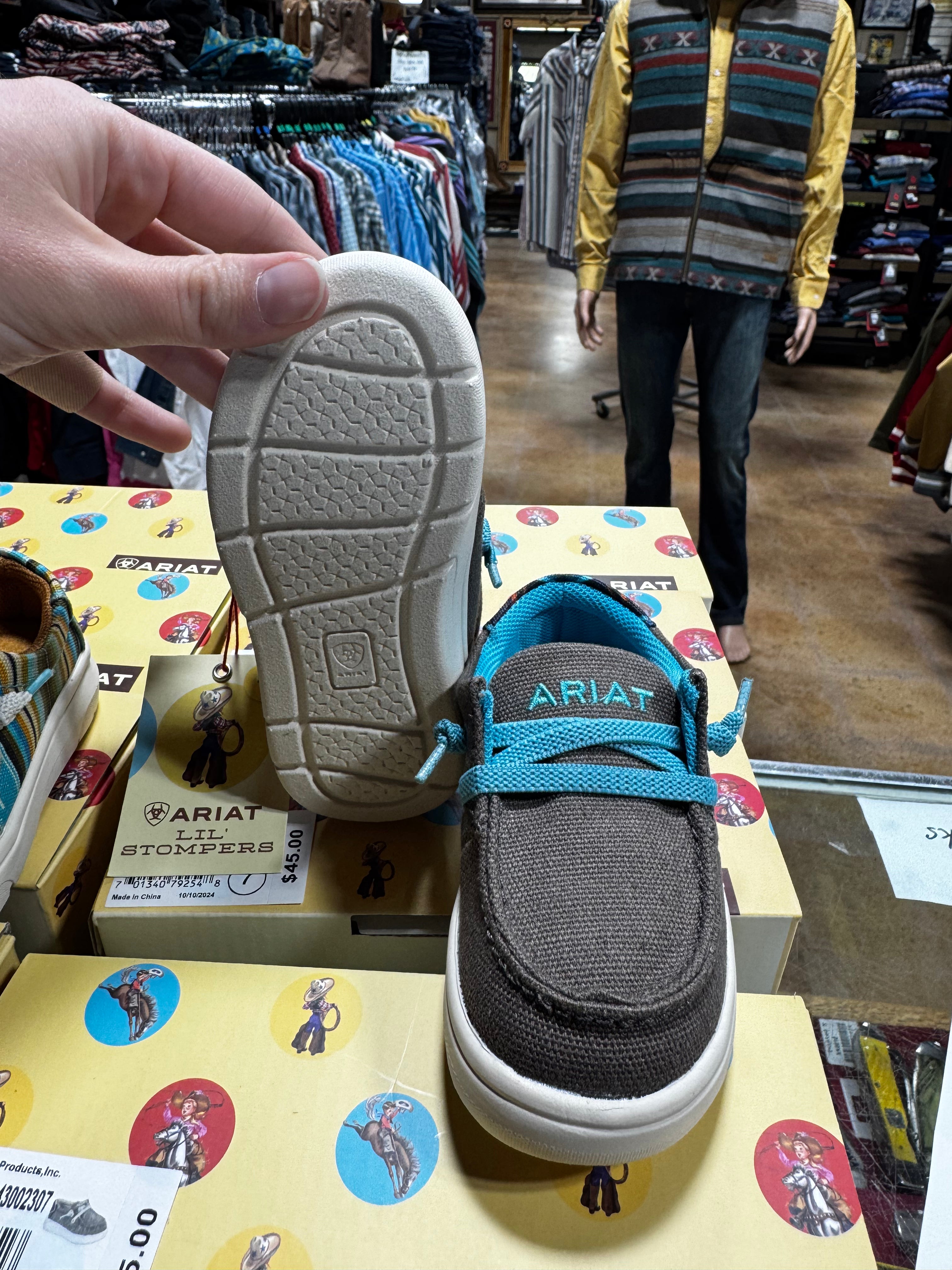 Ariat Toddler Charcoal Hilo Shoes