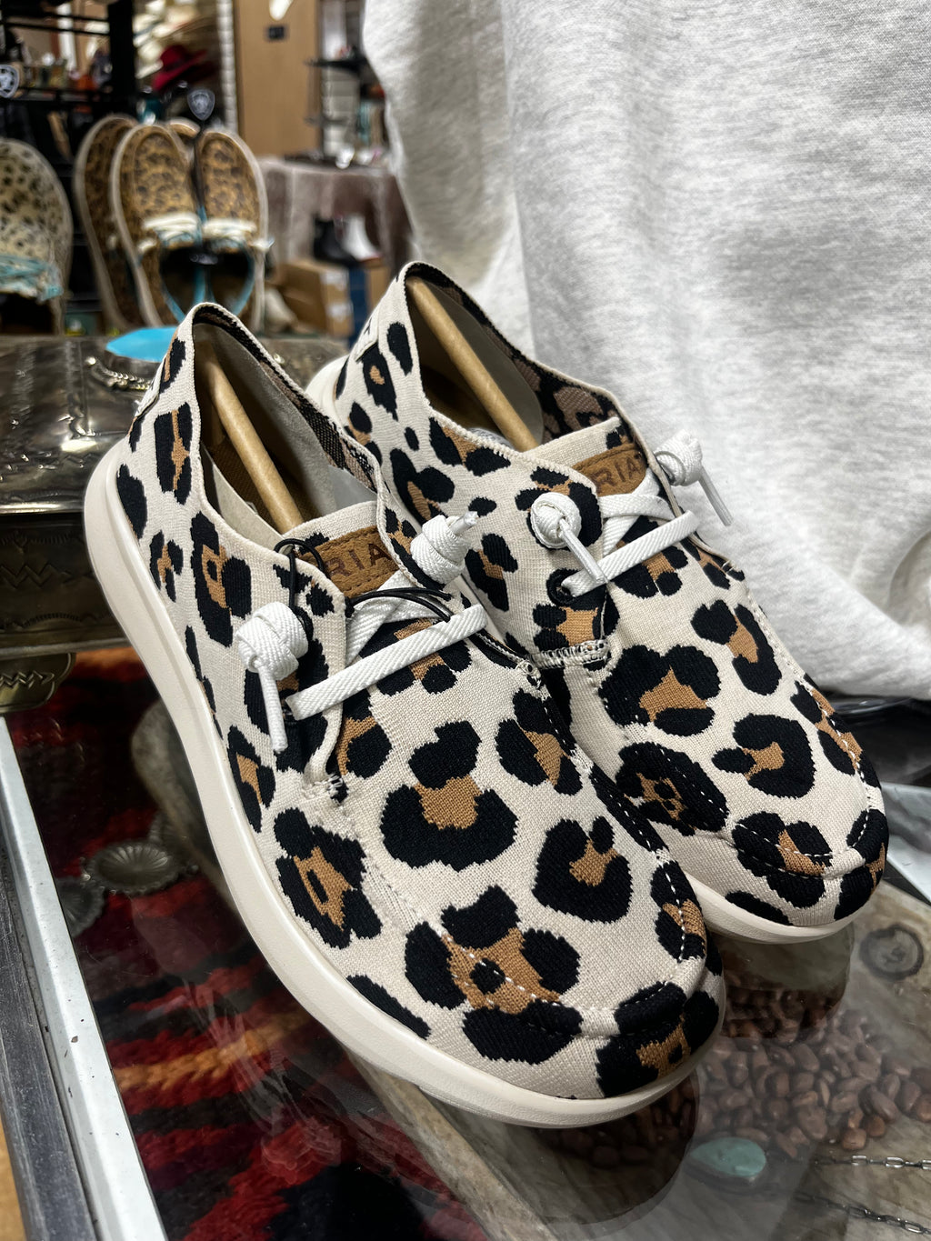 Leopard print Ariat Hilo’s