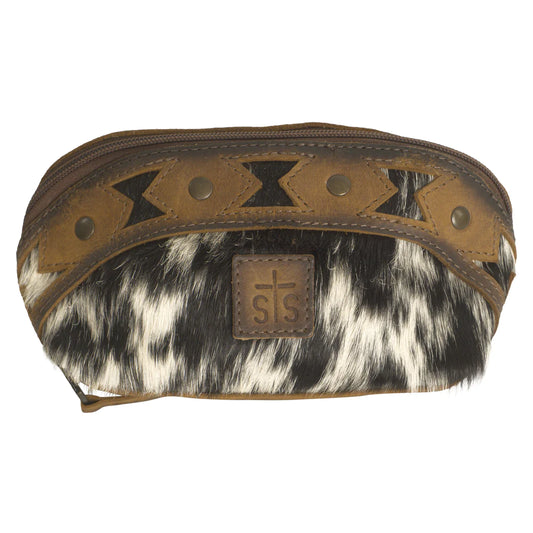 Roswell Cowhide Belle Makeup Pouch
