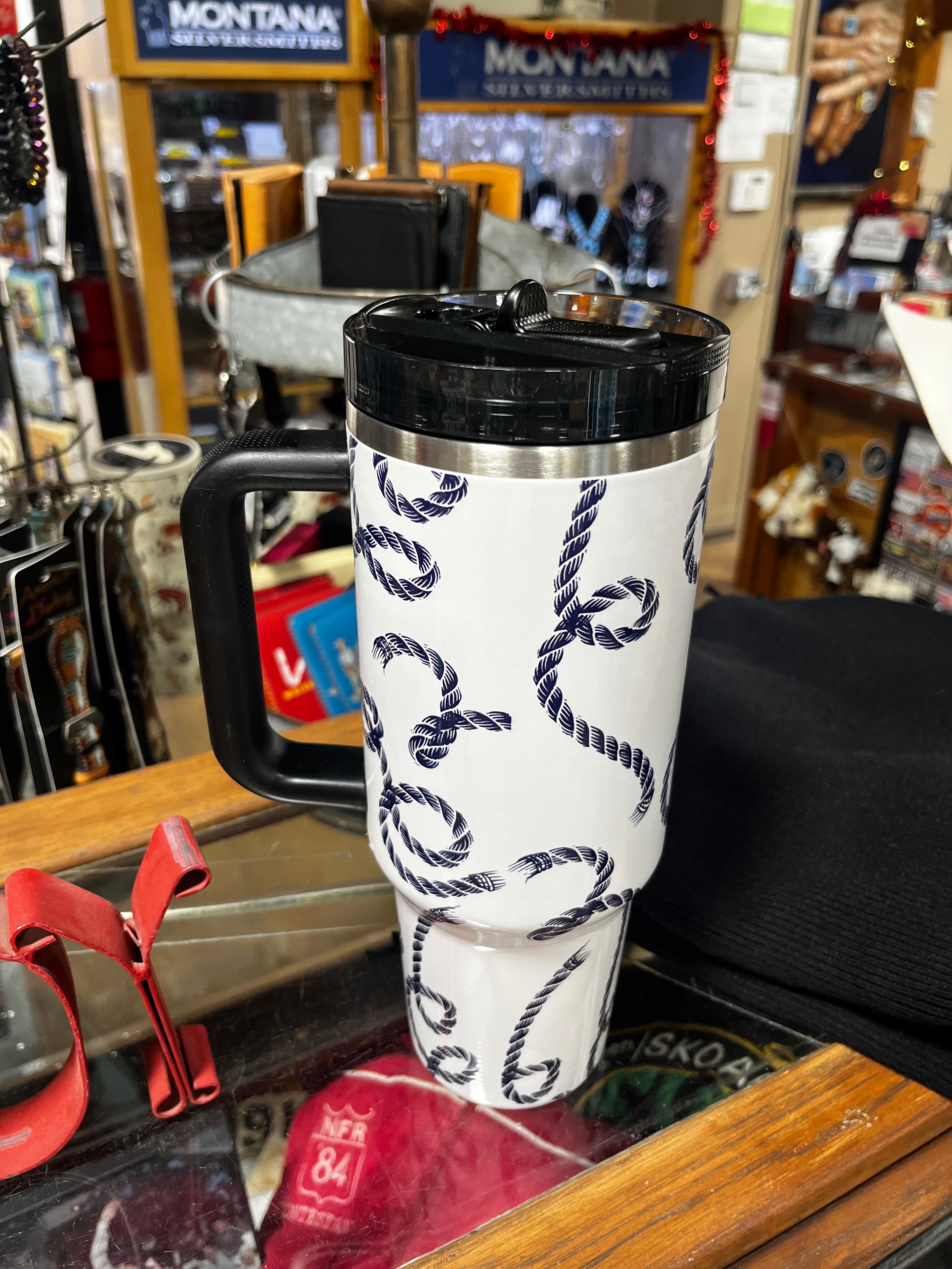 Let’s Ride Cowboy Rope Tumbler