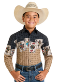 Boys Gambler Border Shirt