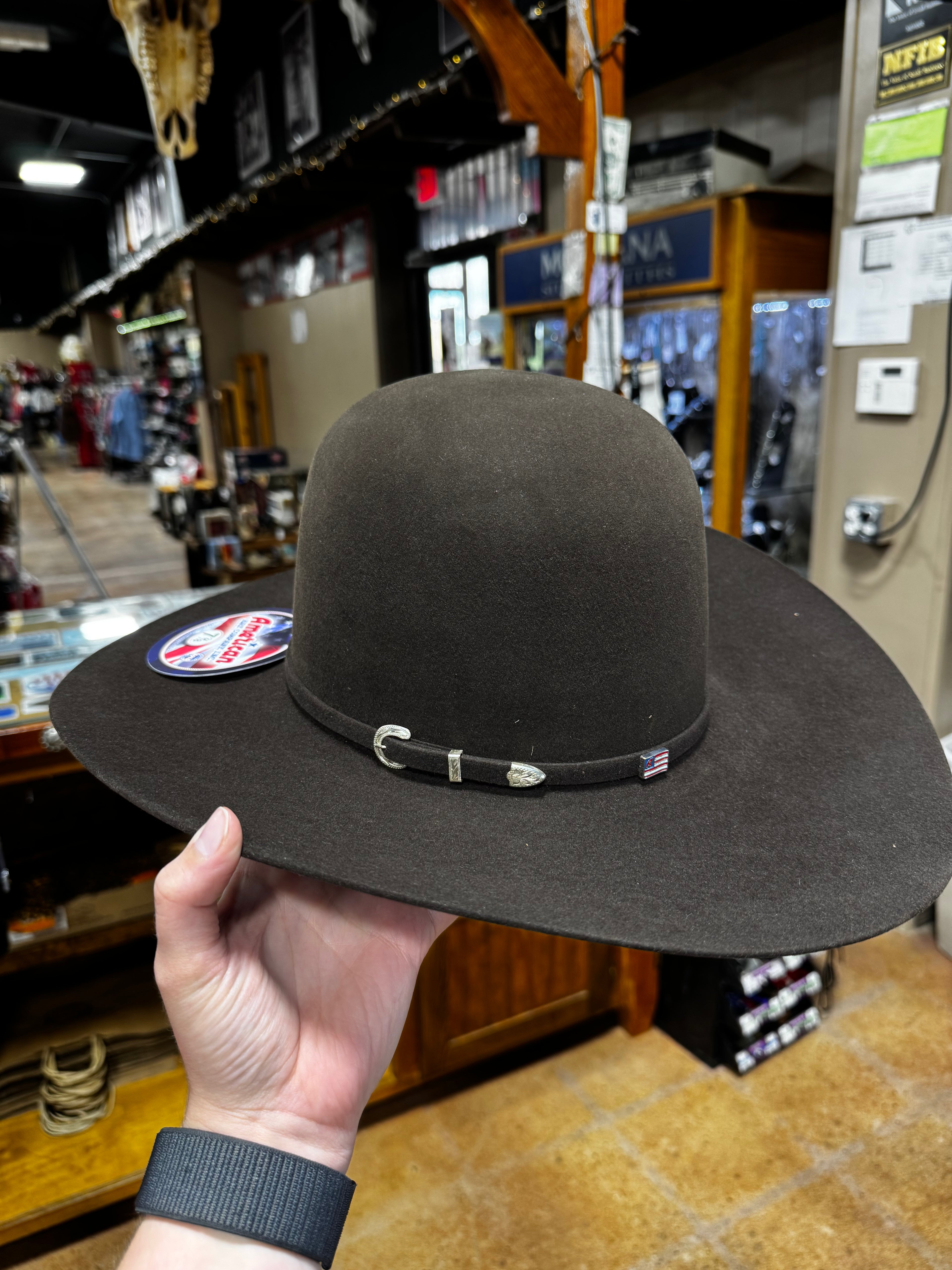 American 40X Chocolate Felts