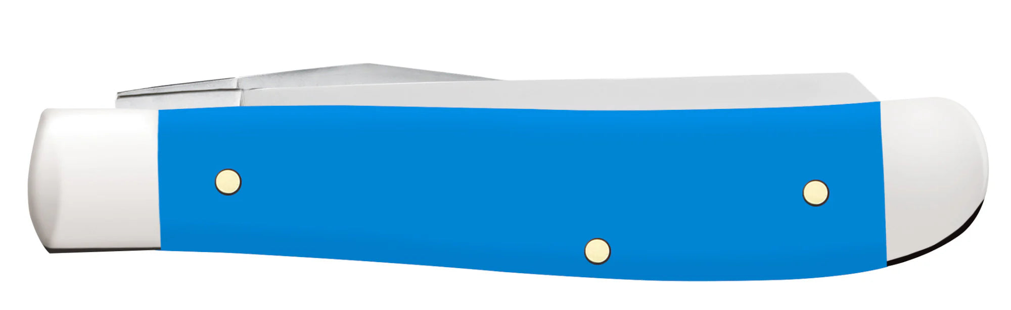 Smooth Light Blue Synthetic Mini Trapper (68901)