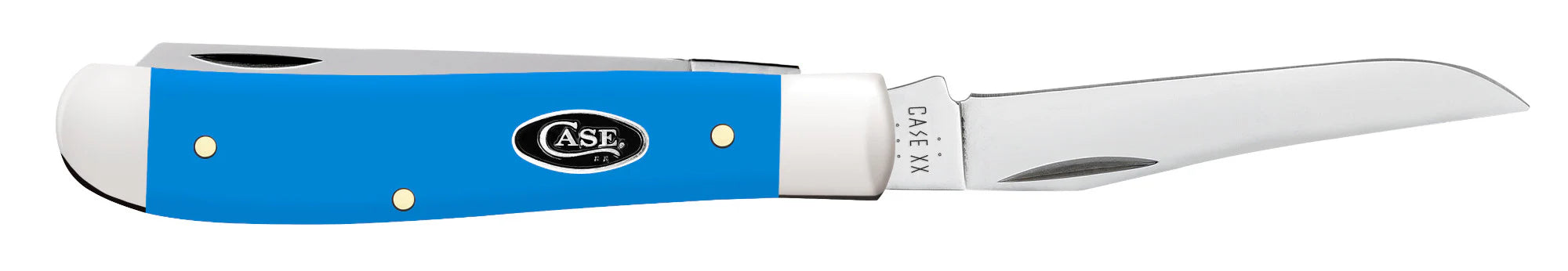 Smooth Light Blue Synthetic Mini Trapper (68901)