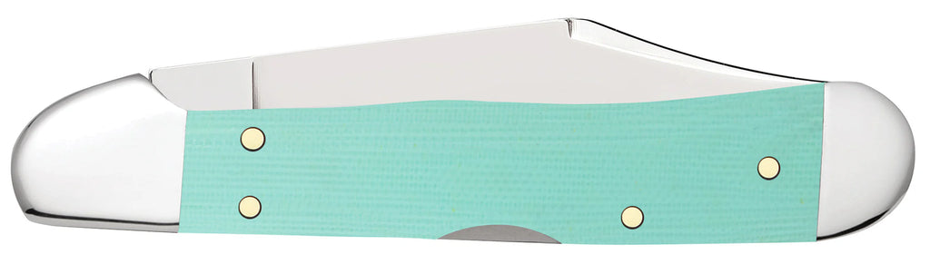Smooth Seafoam Green G-10 Mini CopperLock® (18109)