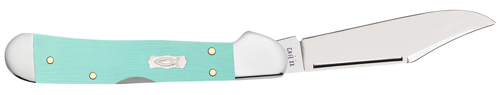 Smooth Seafoam Green G-10 Mini CopperLock® (18109)