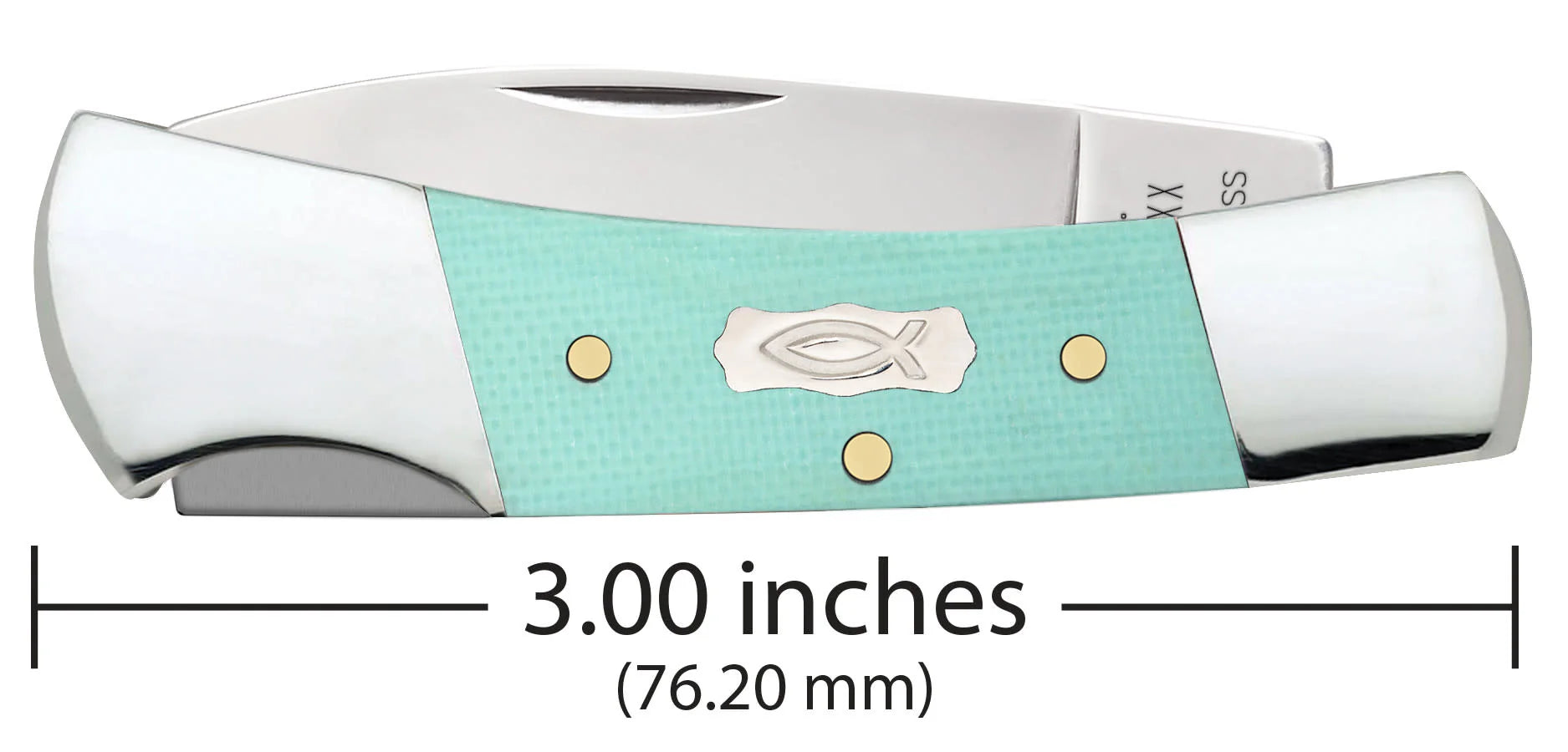 Smooth Seafoam Green G-10 Lockback (18106)