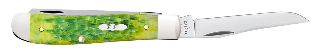 Green Apple Bone Peach Seed Jig Mini Trapper (27861)