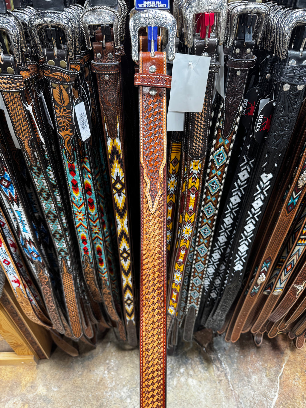 Twisted X Basket Weeve Belt (XWB404)