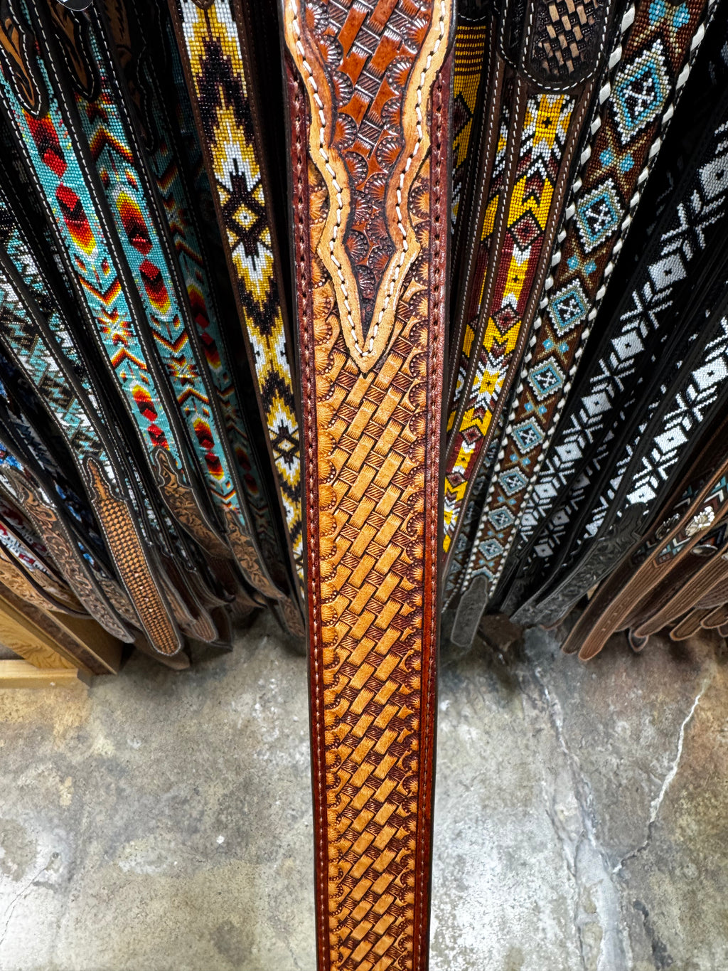 Twisted X Basket Weeve Belt (XWB404)