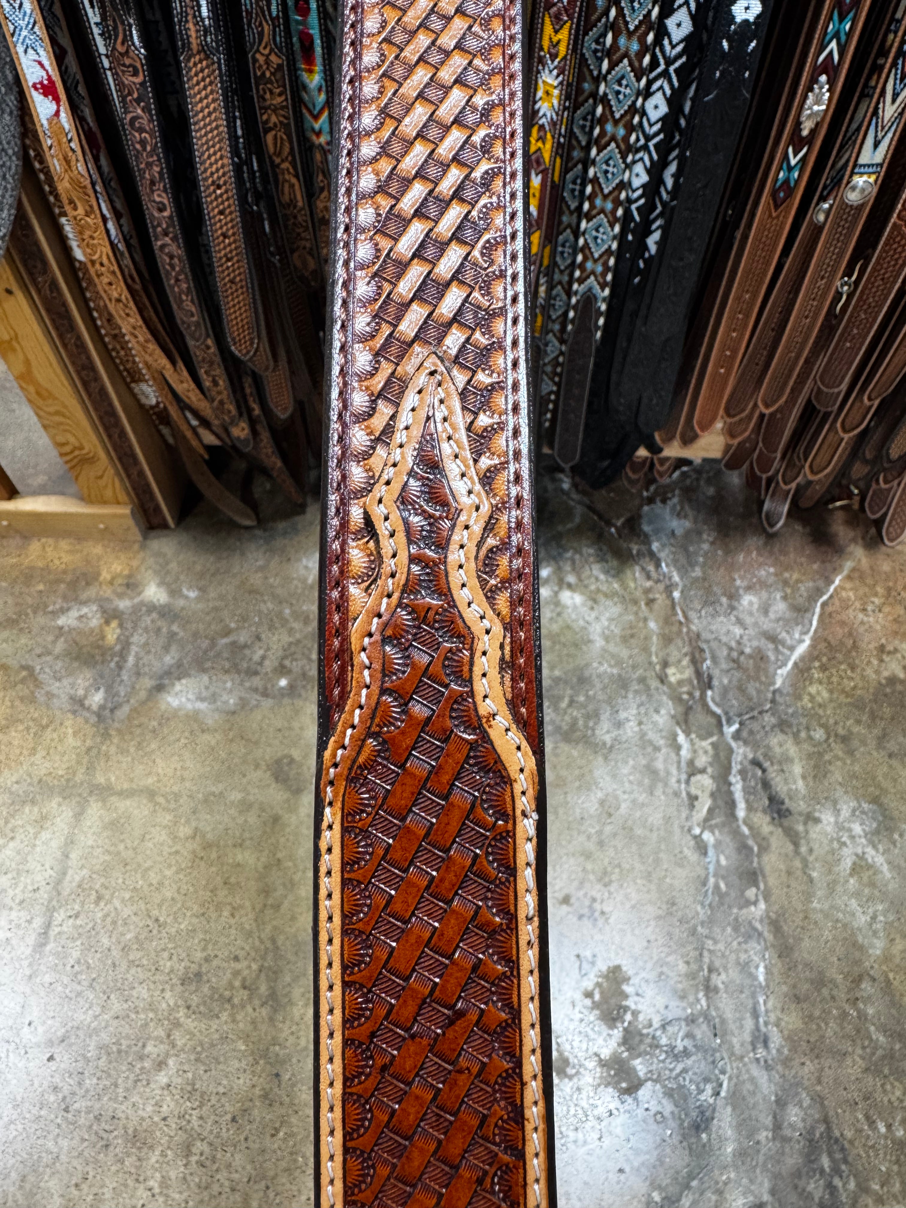 Twisted X Basket Weeve Belt (XWB404)