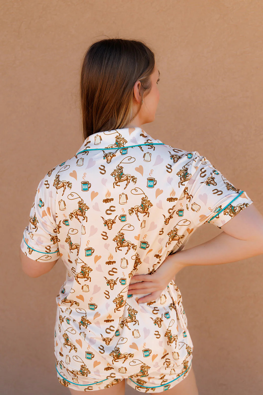 Cowgirl Pajamas in Coffee