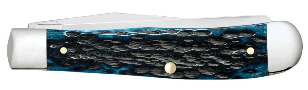 Pocket Worn® Peach Seed Jig Mediterranean Blue Bone Trapper (51850)