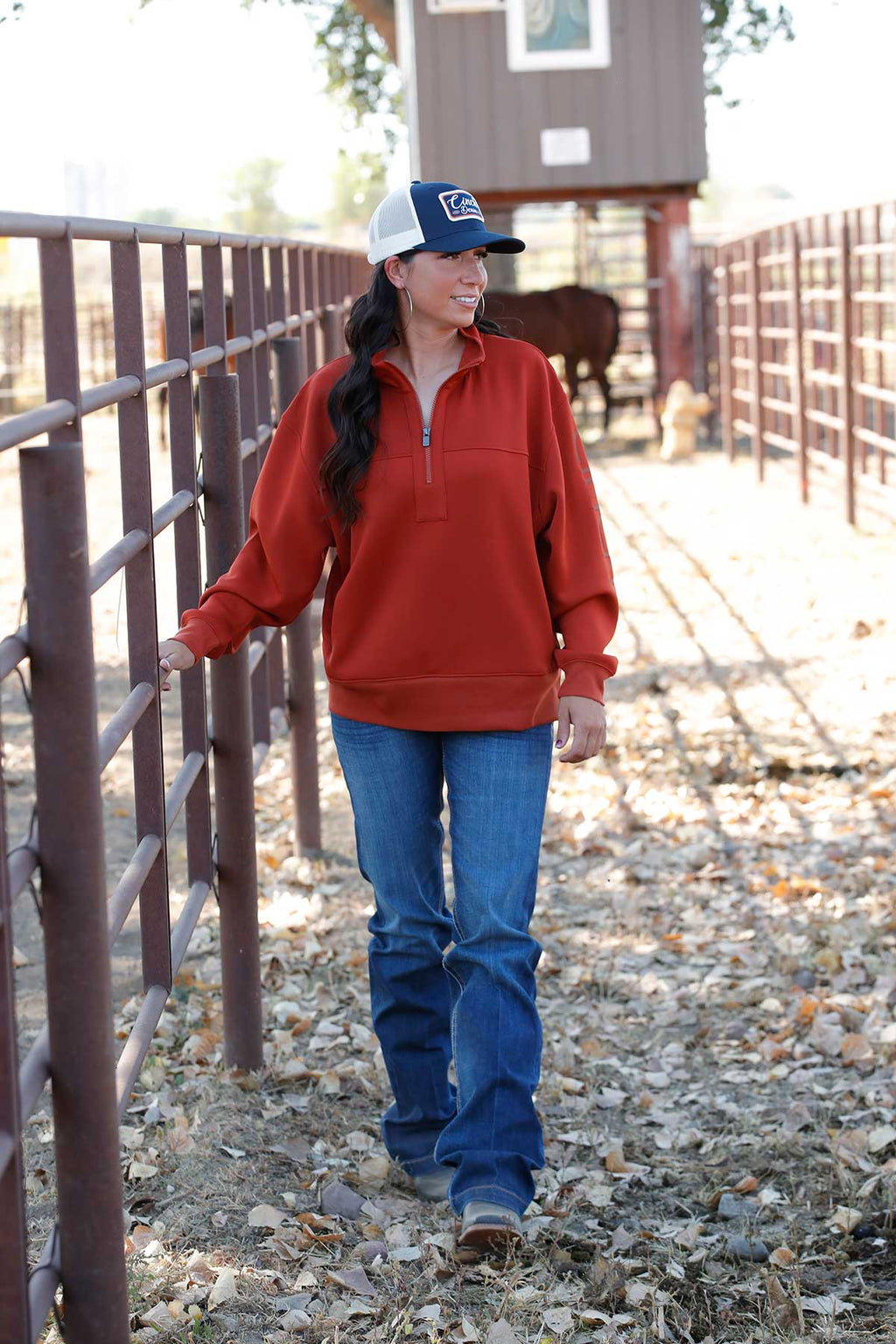 Women’s Burnt Orange Sweatshirt (7002)