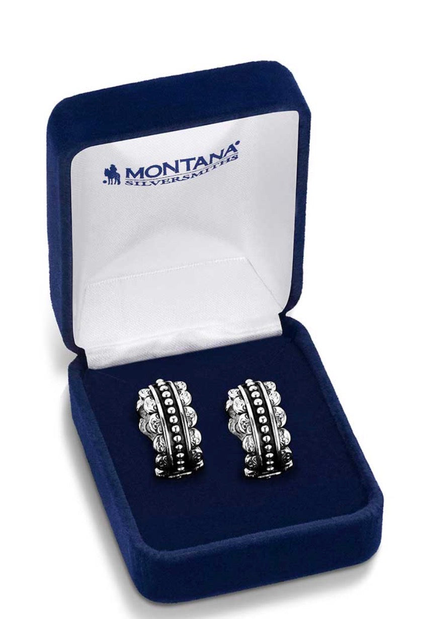 Petal Edge Hoop Earrings