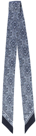 Smoke Paisley Twilly