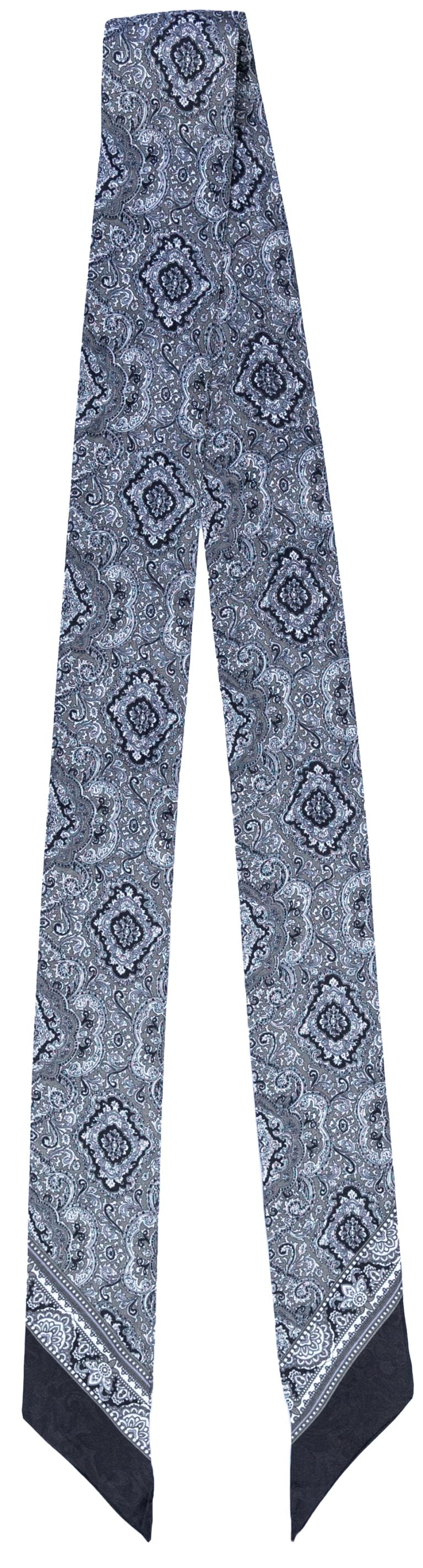 Smoke Paisley Twilly