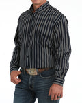 Men’s stripped button up