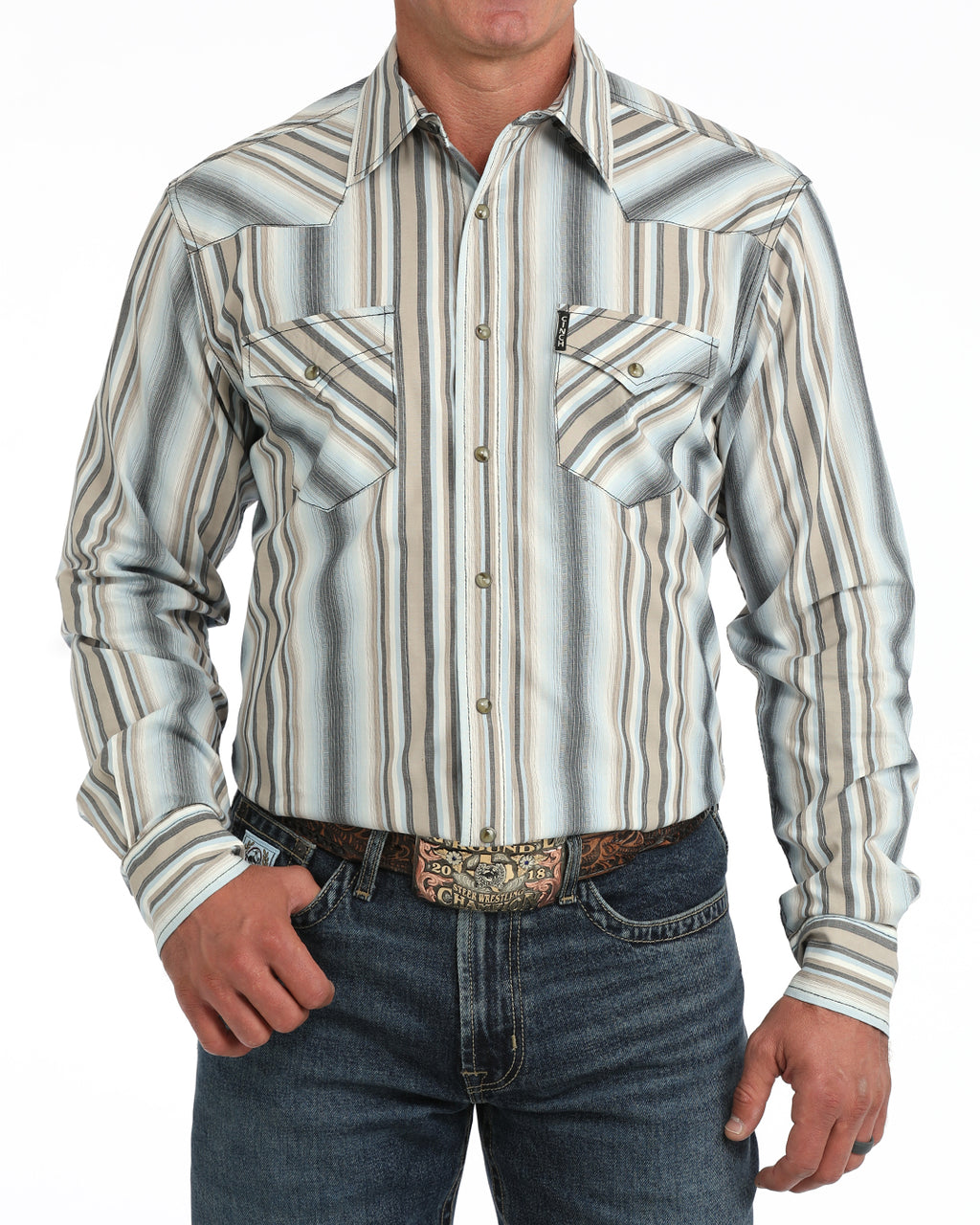 Men’s Cinch Longsleeve Button Up