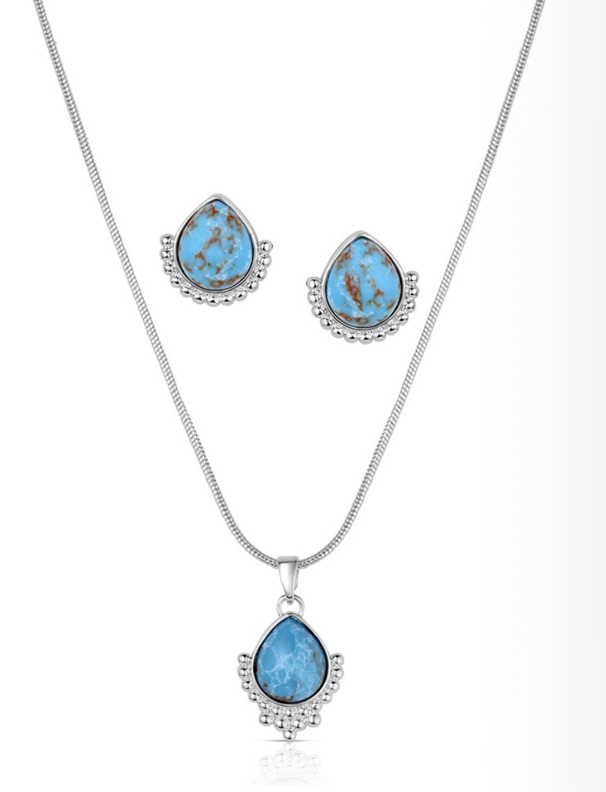 Desert Rain Turquoise Jewelry Set