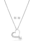 Radiant Heart Crystal Jewelry Set