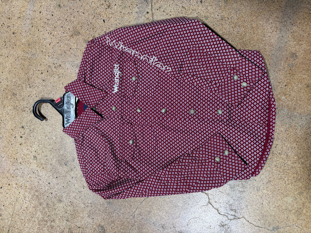 Boys wrangler pearl snap