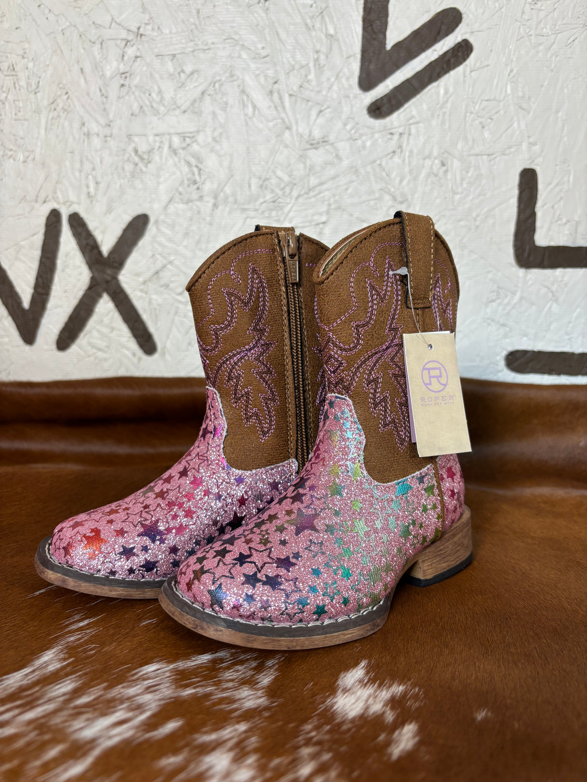 Girls Roper Star Boots