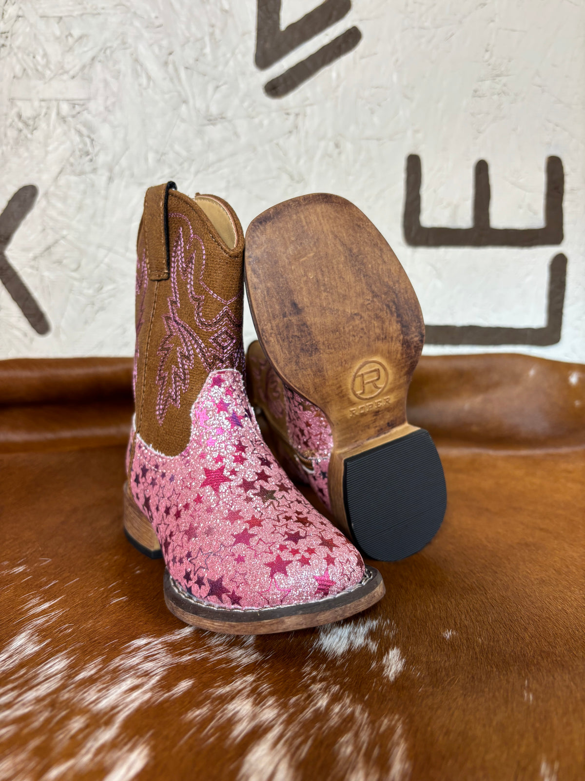 Girls Roper Star Boots