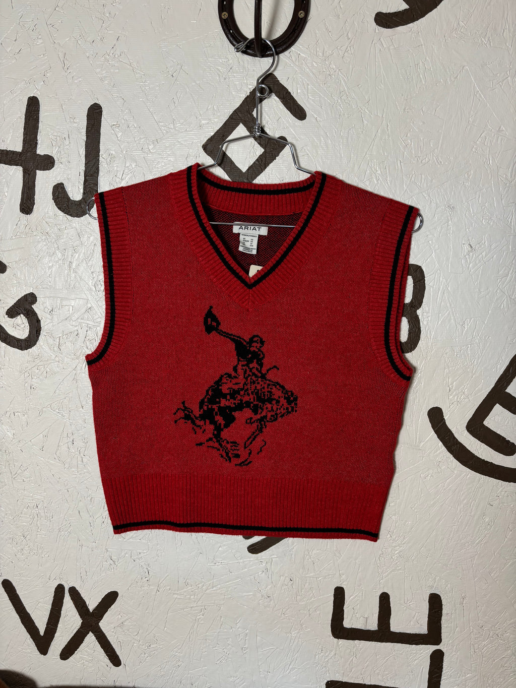 Red and Black Bronco Arait Vest