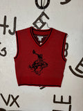 Red and Black Bronco Arait Vest