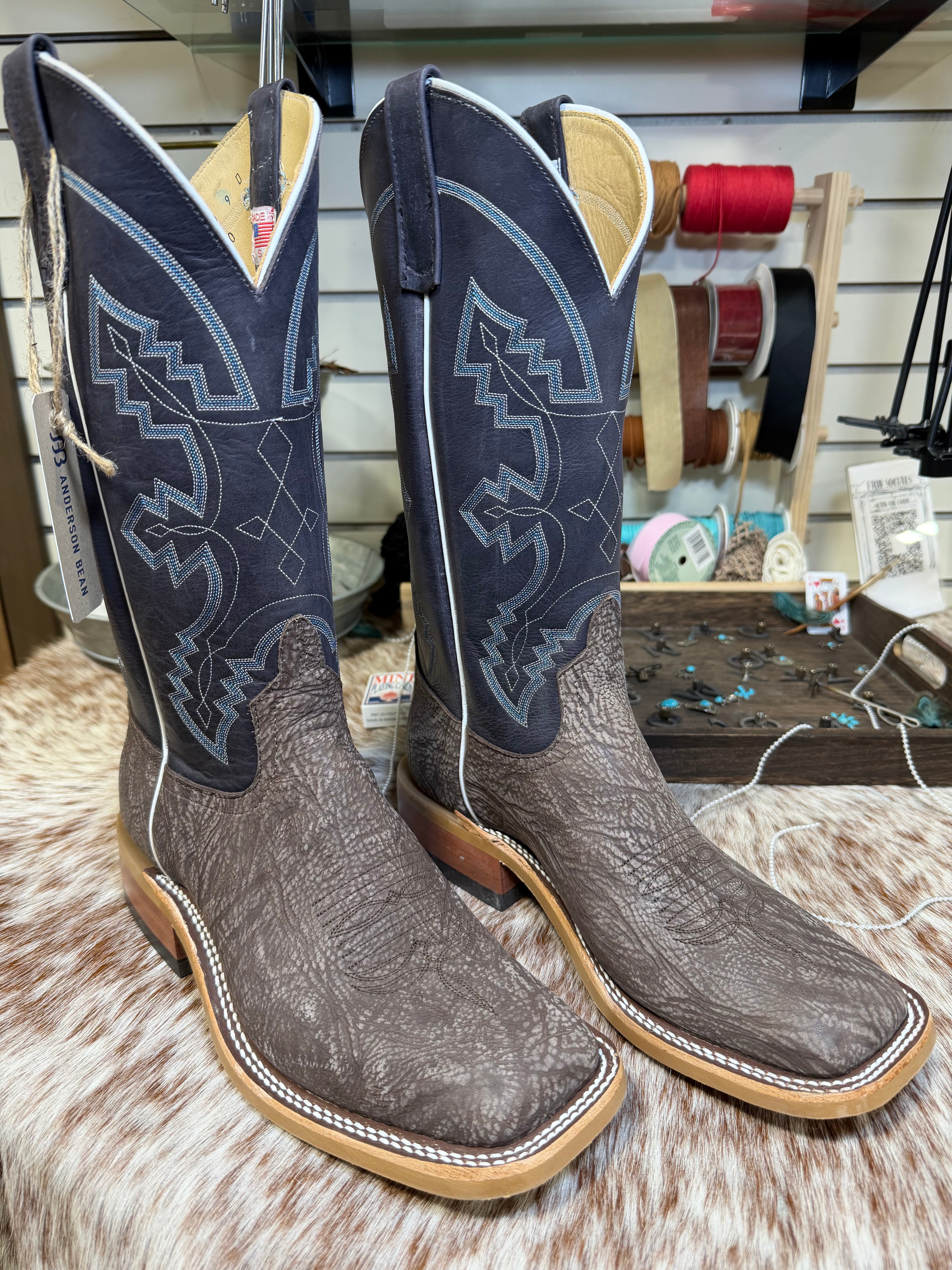 Anderson Bean Brown Washed Shoulder Boots (360650) – Frost Ranch Wear