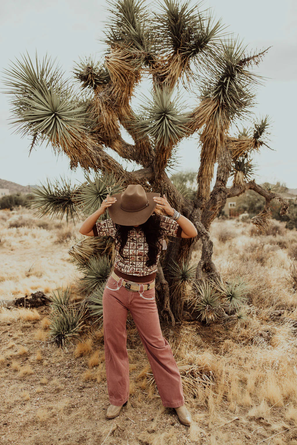 Western Square Vintage Polo