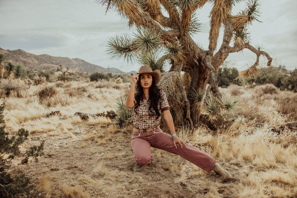 Western Square Vintage Polo