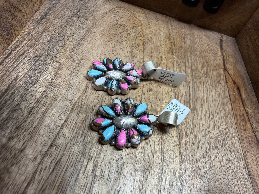 Cotton Candy Cluster Pendant