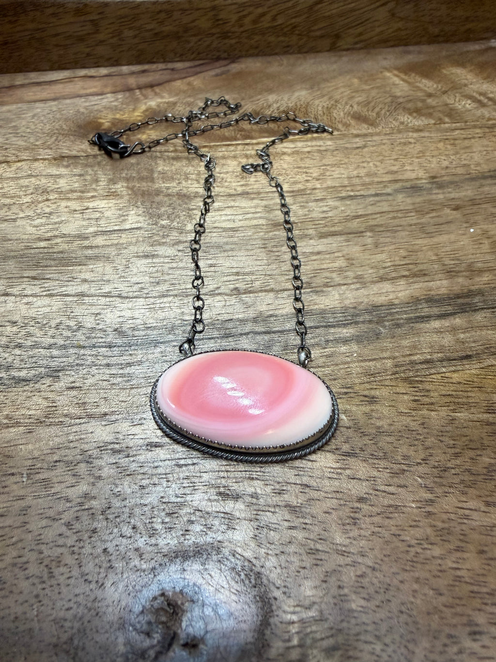 Pink Conch Necklace