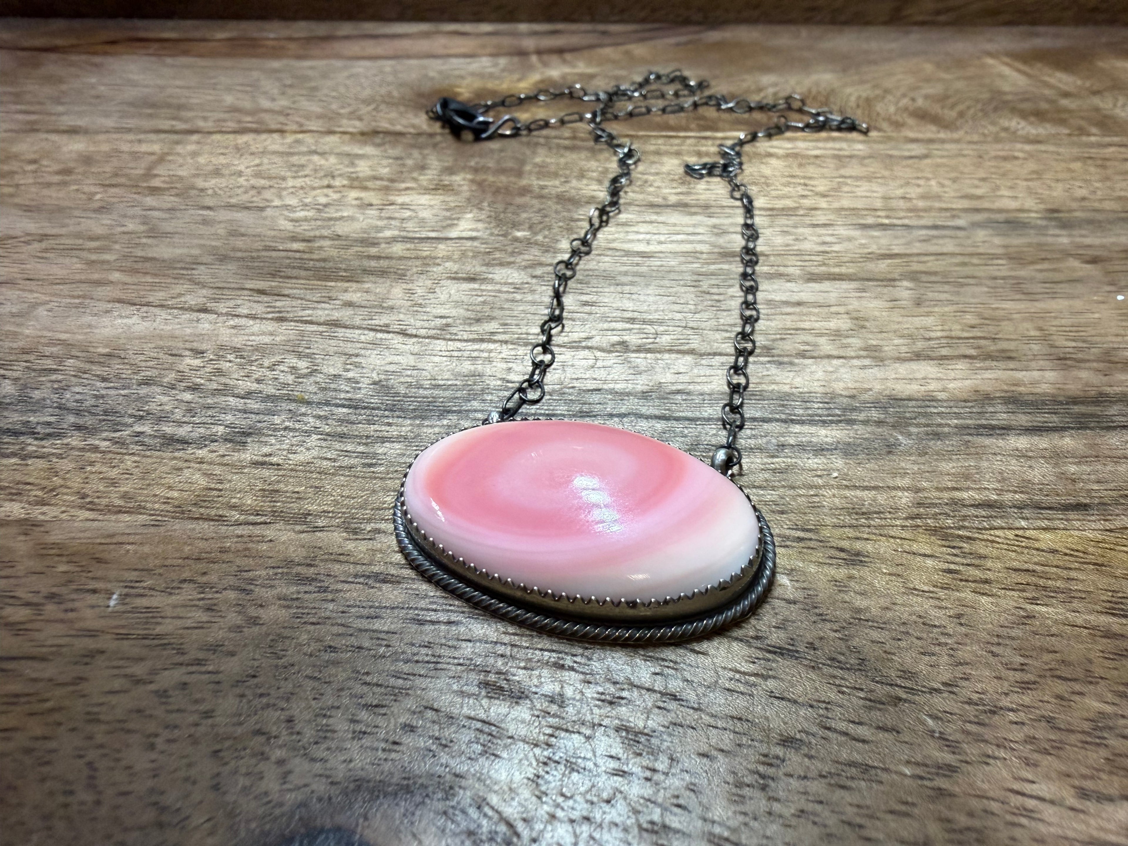 Pink Conch Necklace