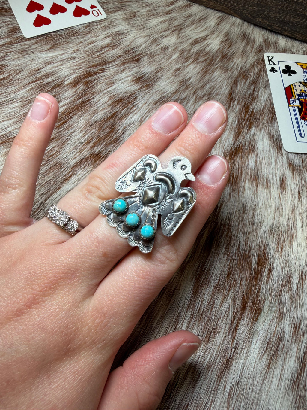 Large ThunderBird Ring