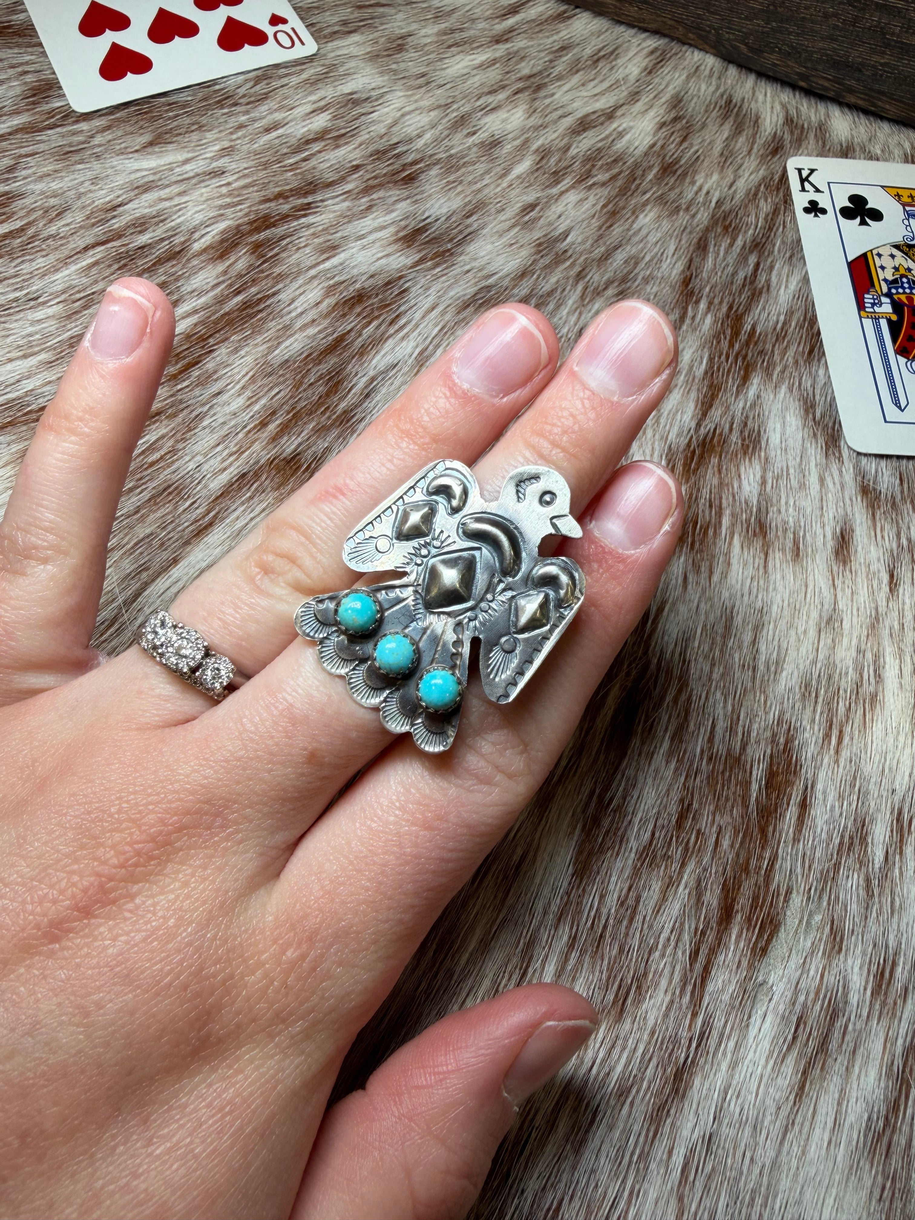 Large ThunderBird Ring