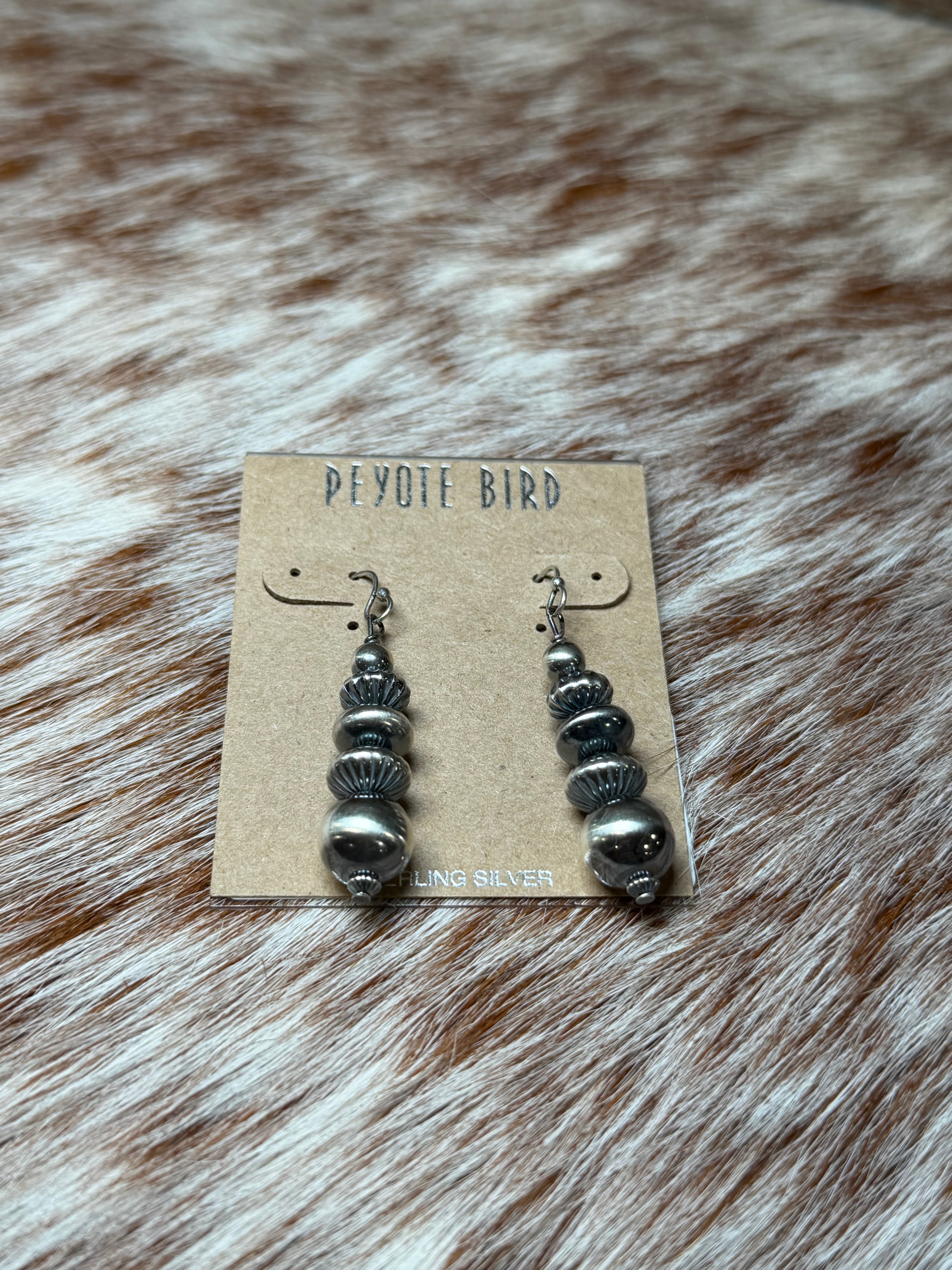 Desert Pearl Snowmen Earrings
