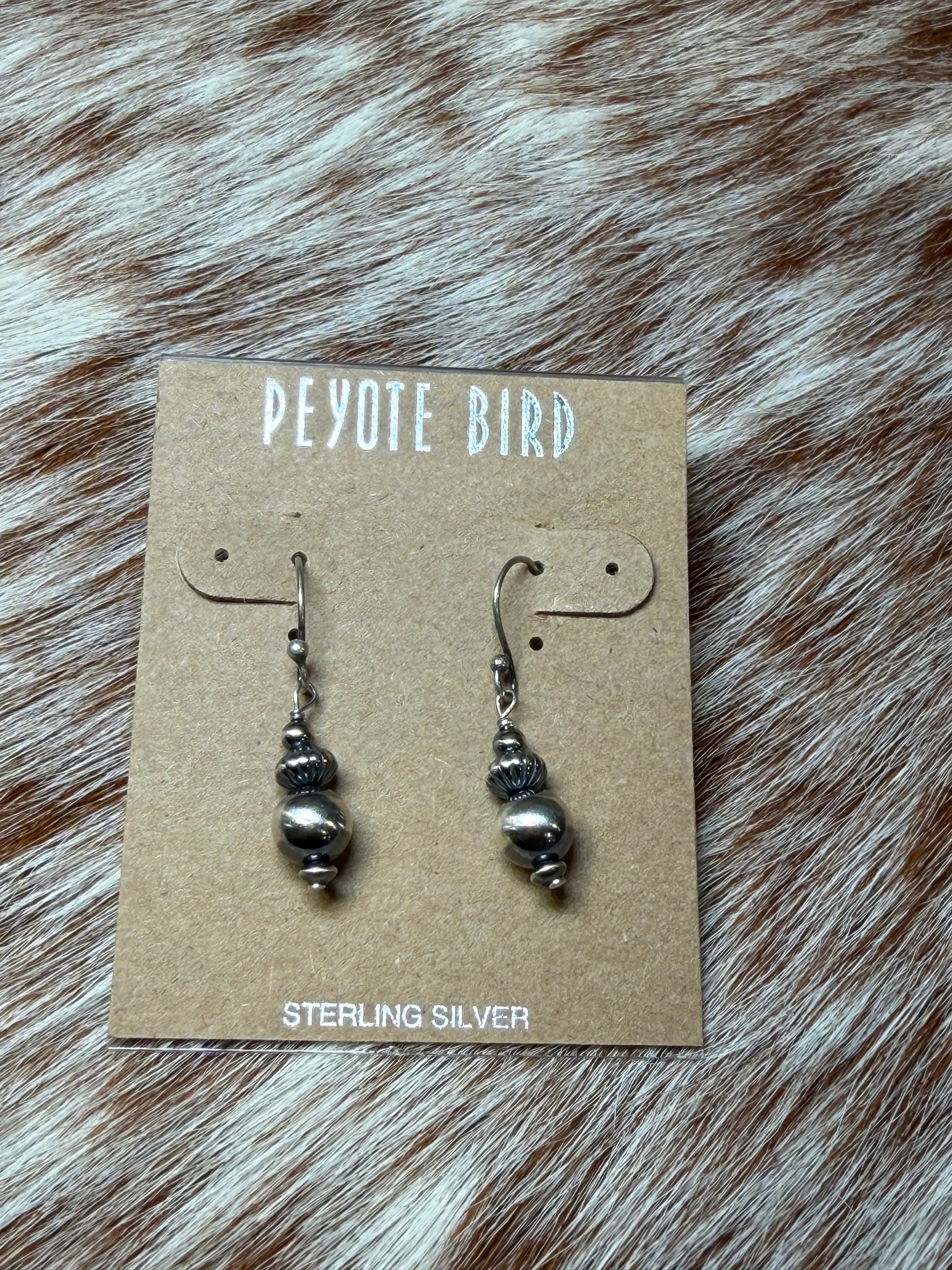 Desert Pearl Snowmen Earrings