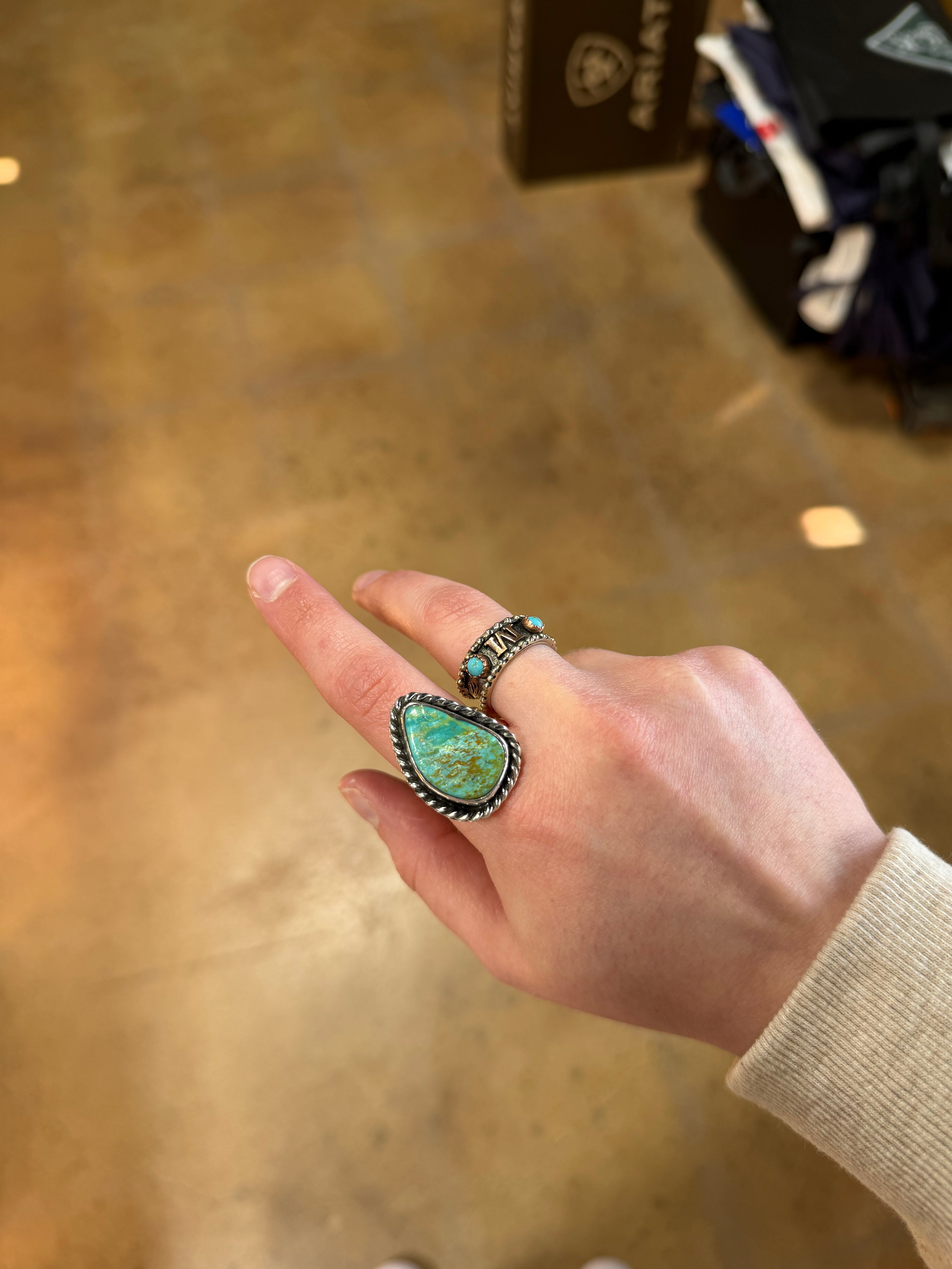 Ammaroo Station Turquoise Rings