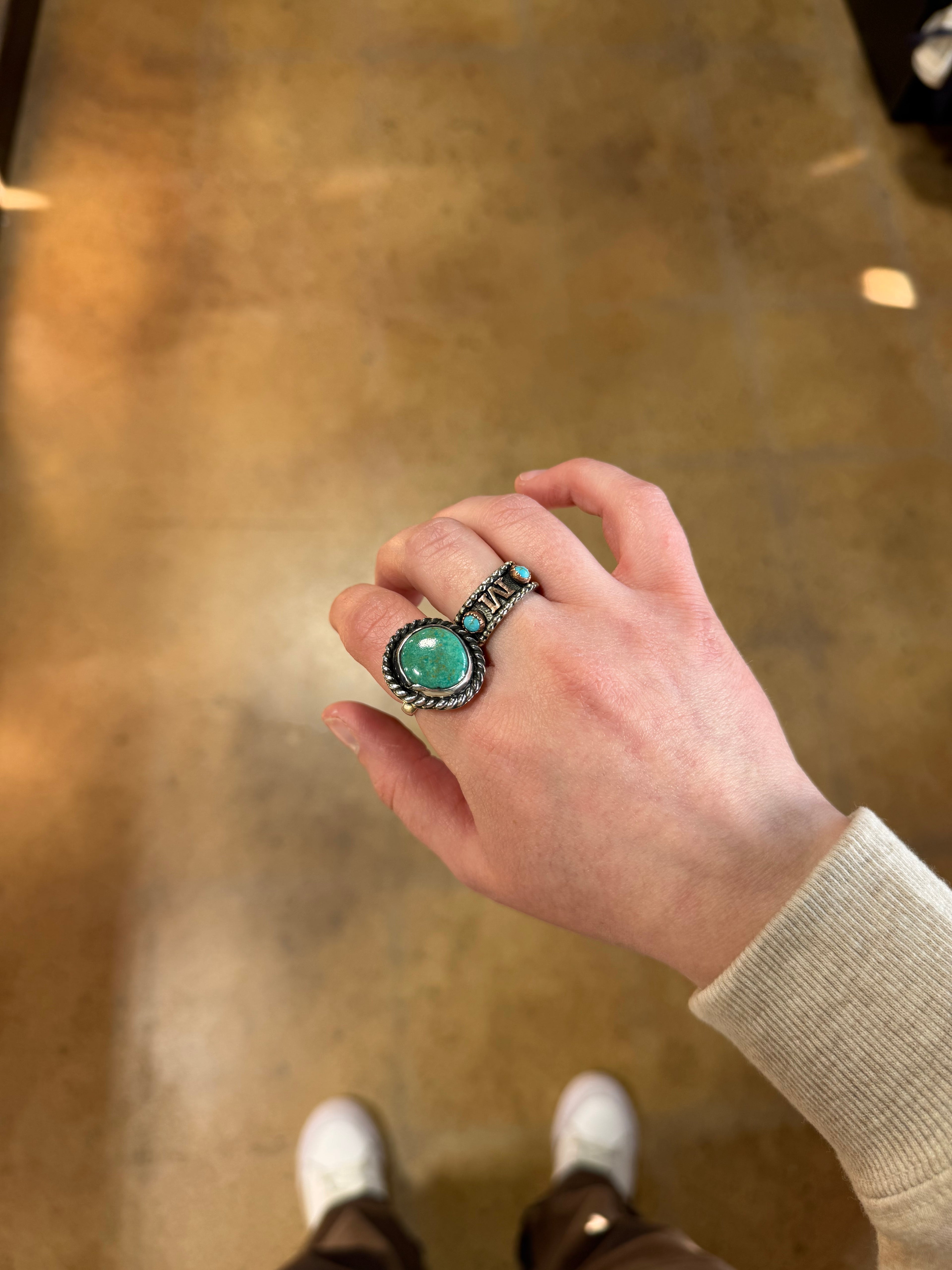 Carico Lake Turquoise Ring