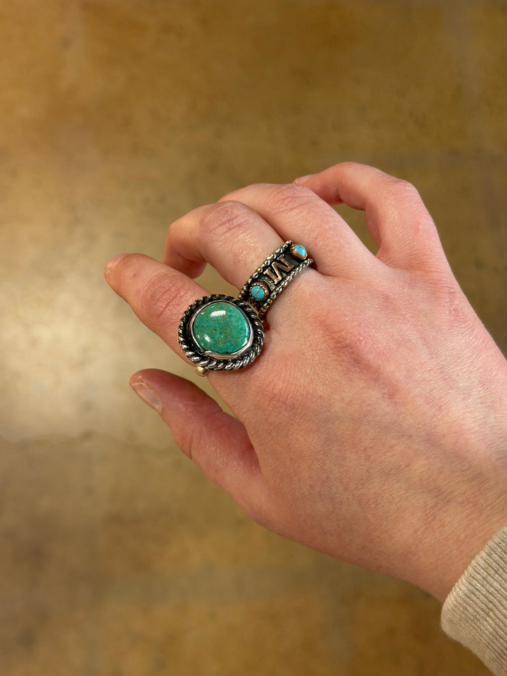 Carico Lake Turquoise Ring