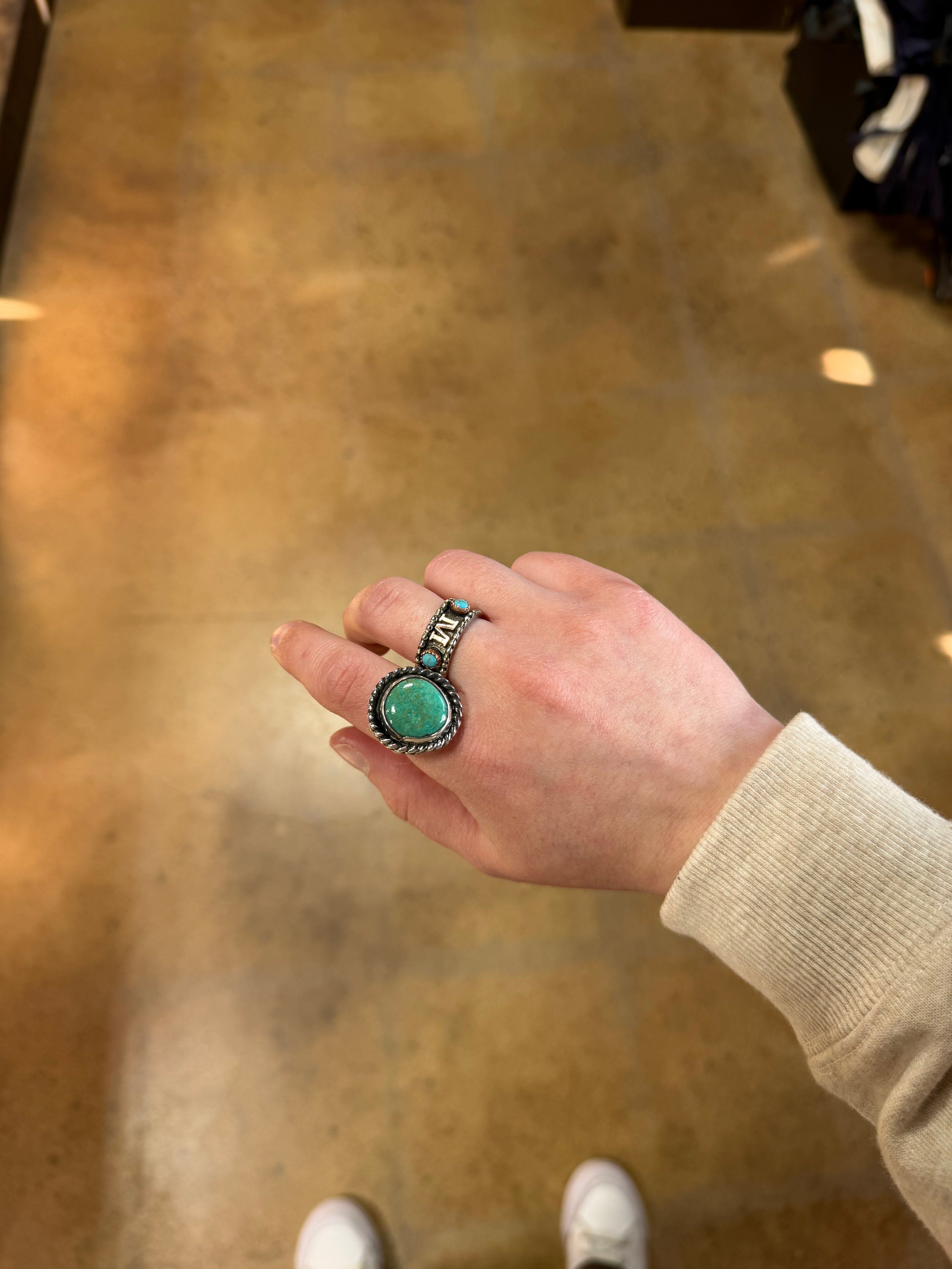 Carico Lake Turquoise Ring