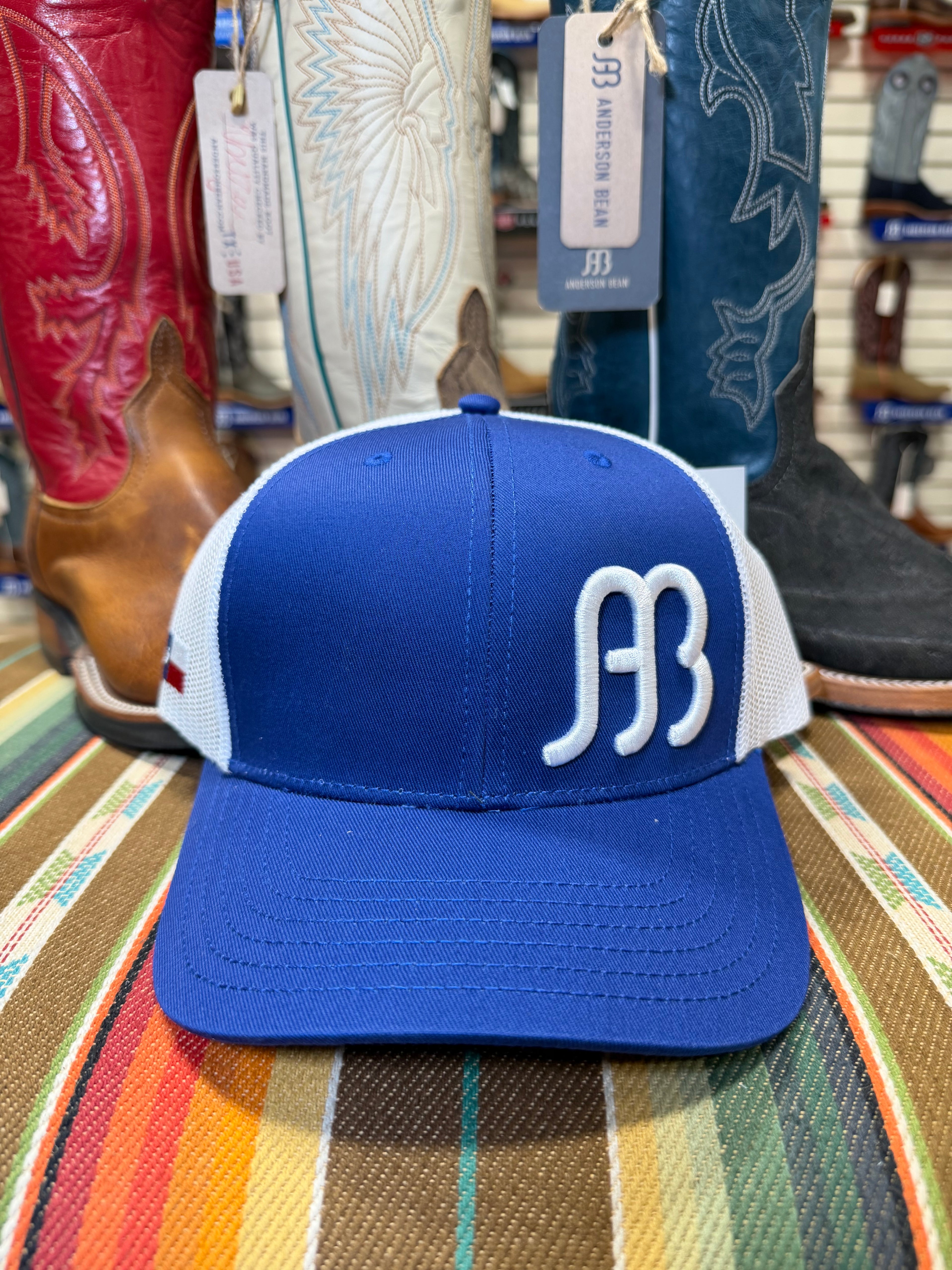 Anderson Bean Logo Royal Blue/White Cap