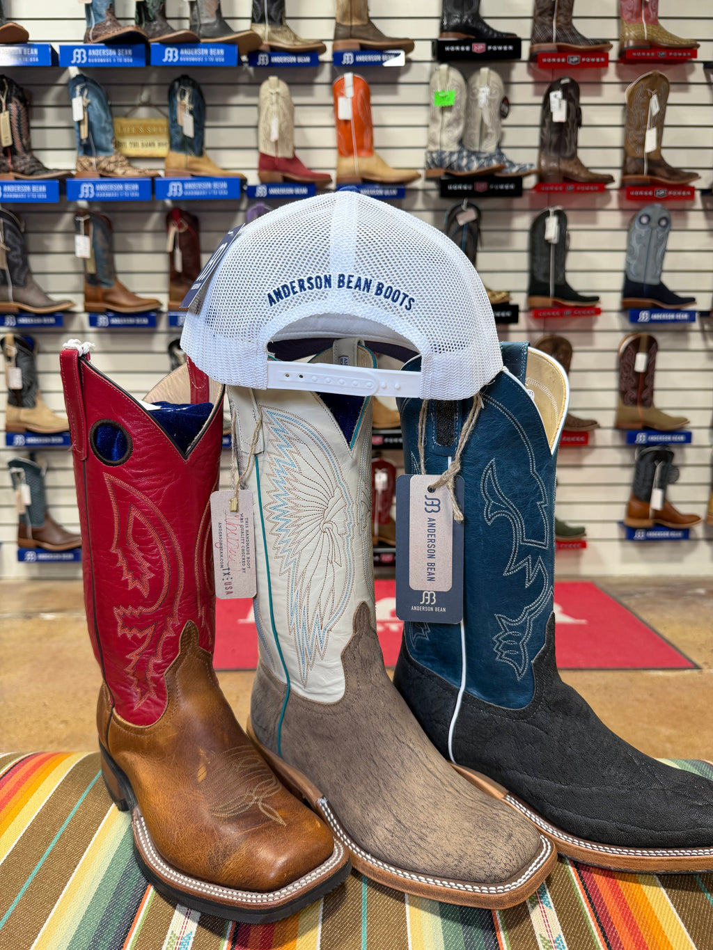 Anderson Bean Logo Royal Blue/White Cap