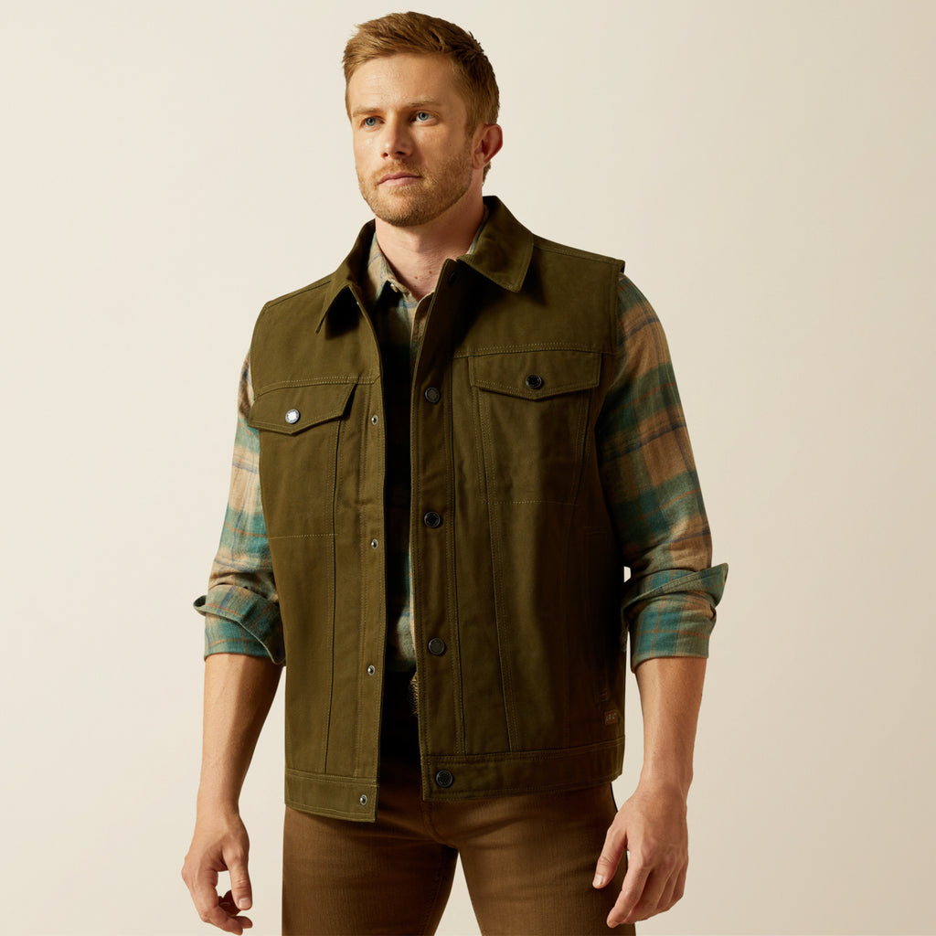 Men’s Canvas Rancher Vest (2435)