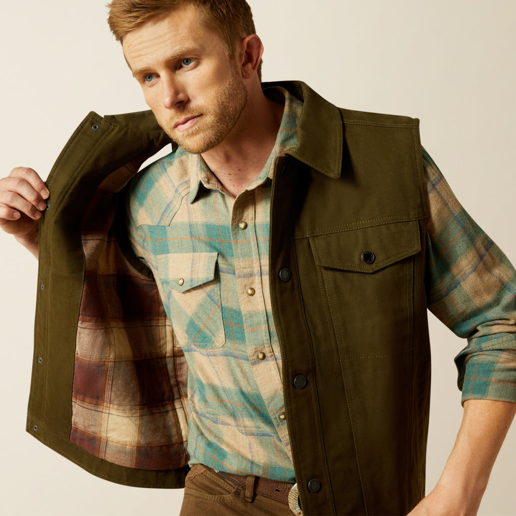 Men’s Canvas Rancher Vest (2435)