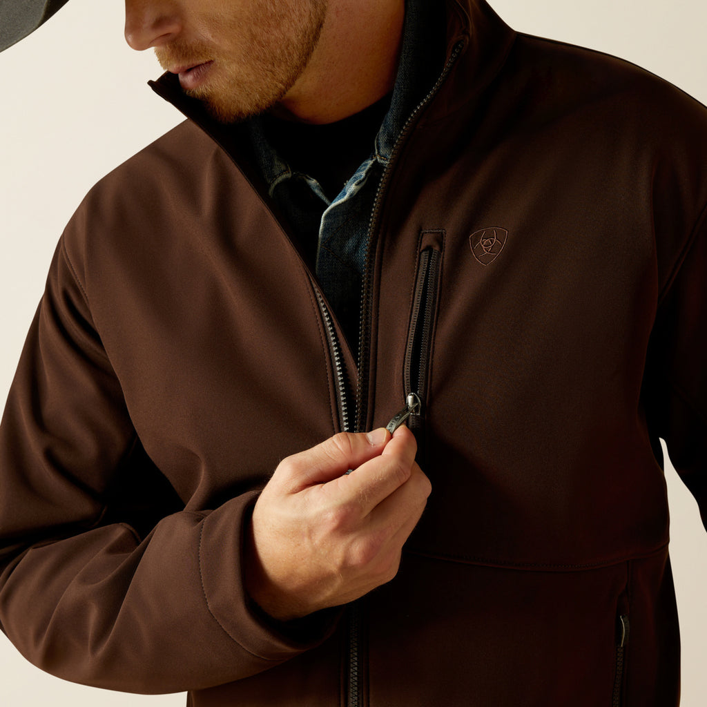 Men’s Ariat Brown Softshell Jacket (2585)
